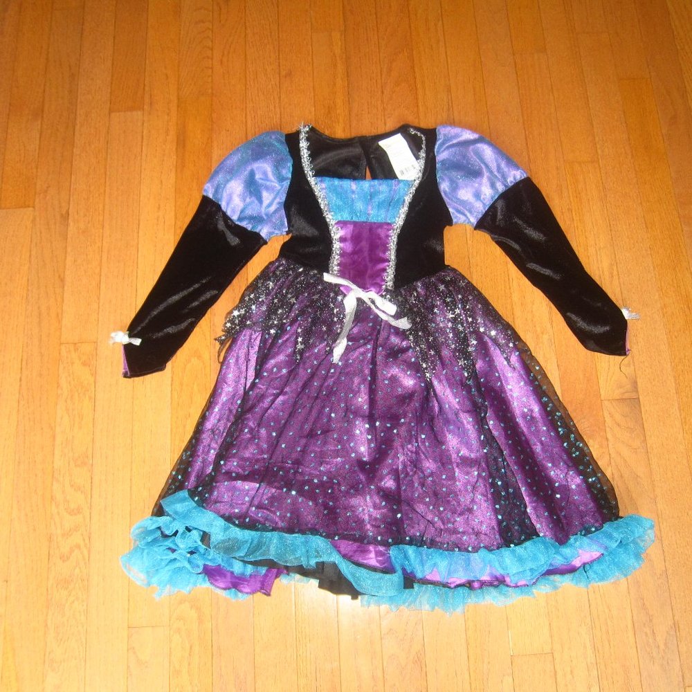 Toys R Us Fancy Witch Dress Costume Size Small Girls Sorceress